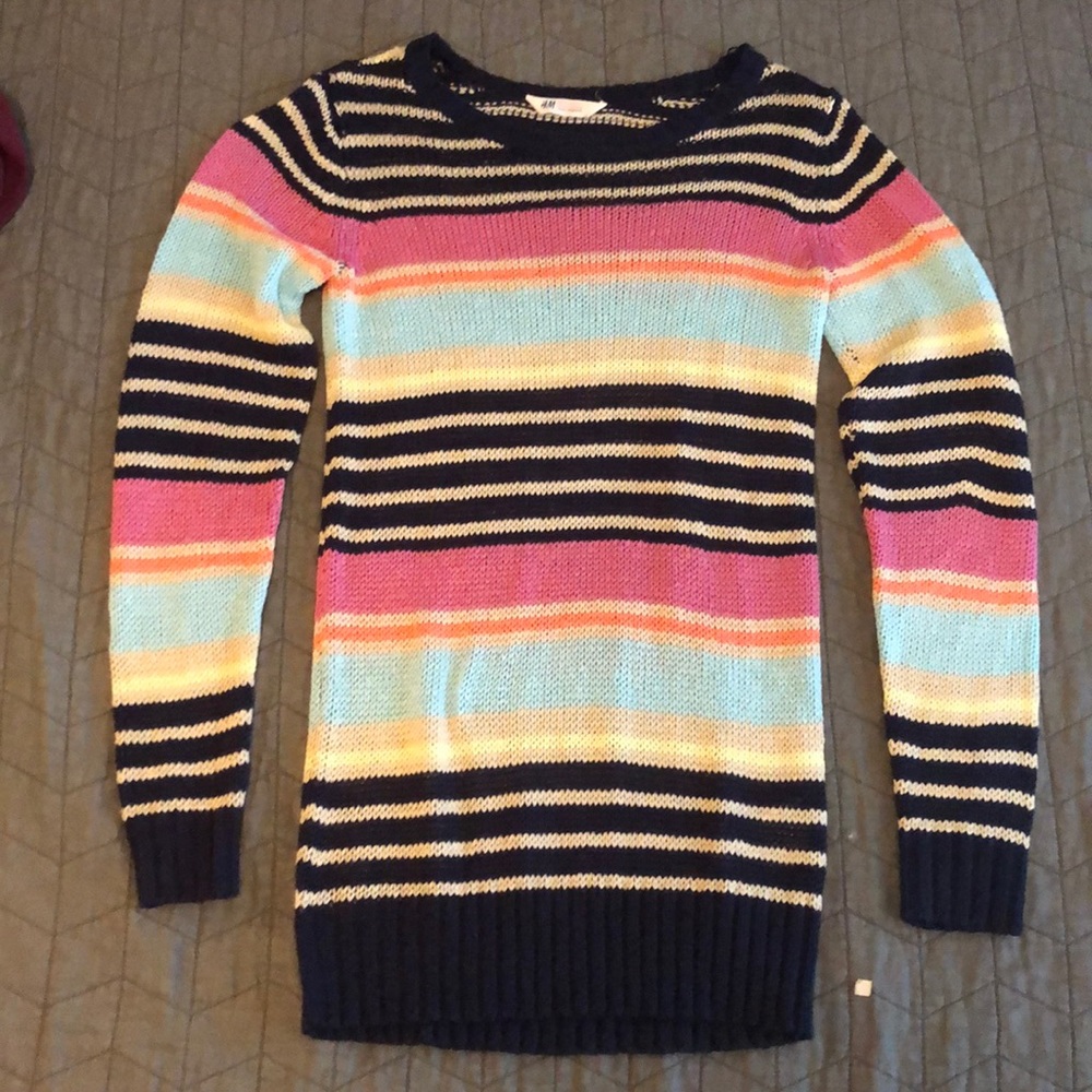 H&M Striped Knit Sweater